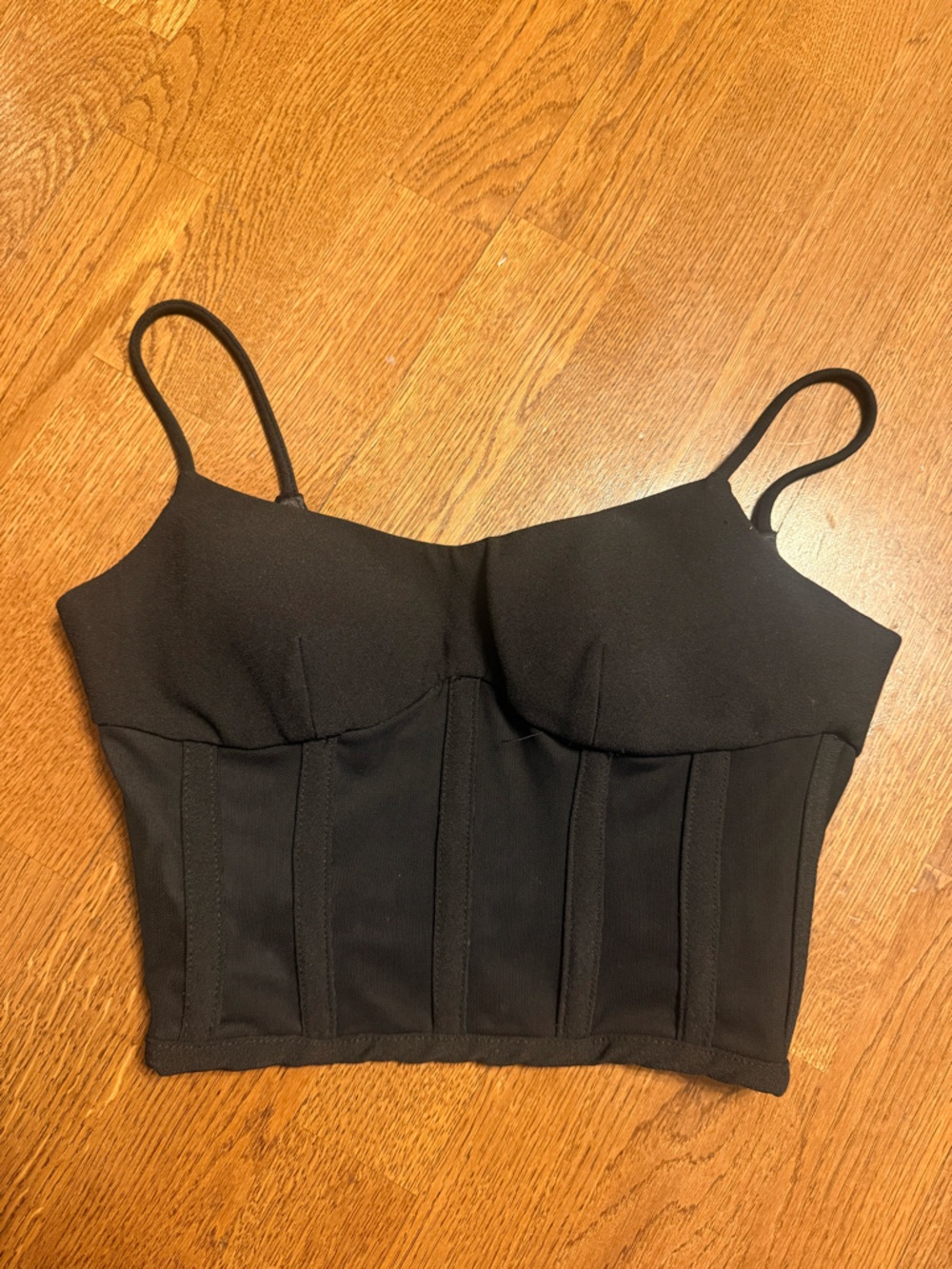 Jason Wu Black Womens' Black Crop Top with Thin Straps